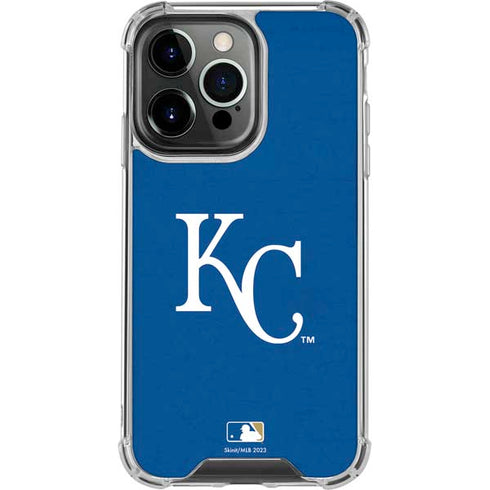 MLB Kansas City Royals - Solid Distressed iPhone 16 Pro Clear Case